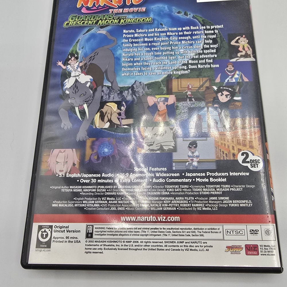 Naruto Movie Guardians of the‎ Crescent Moon Kingdom Season 2 Volume 2 Shippuden - Picture 7 of 16